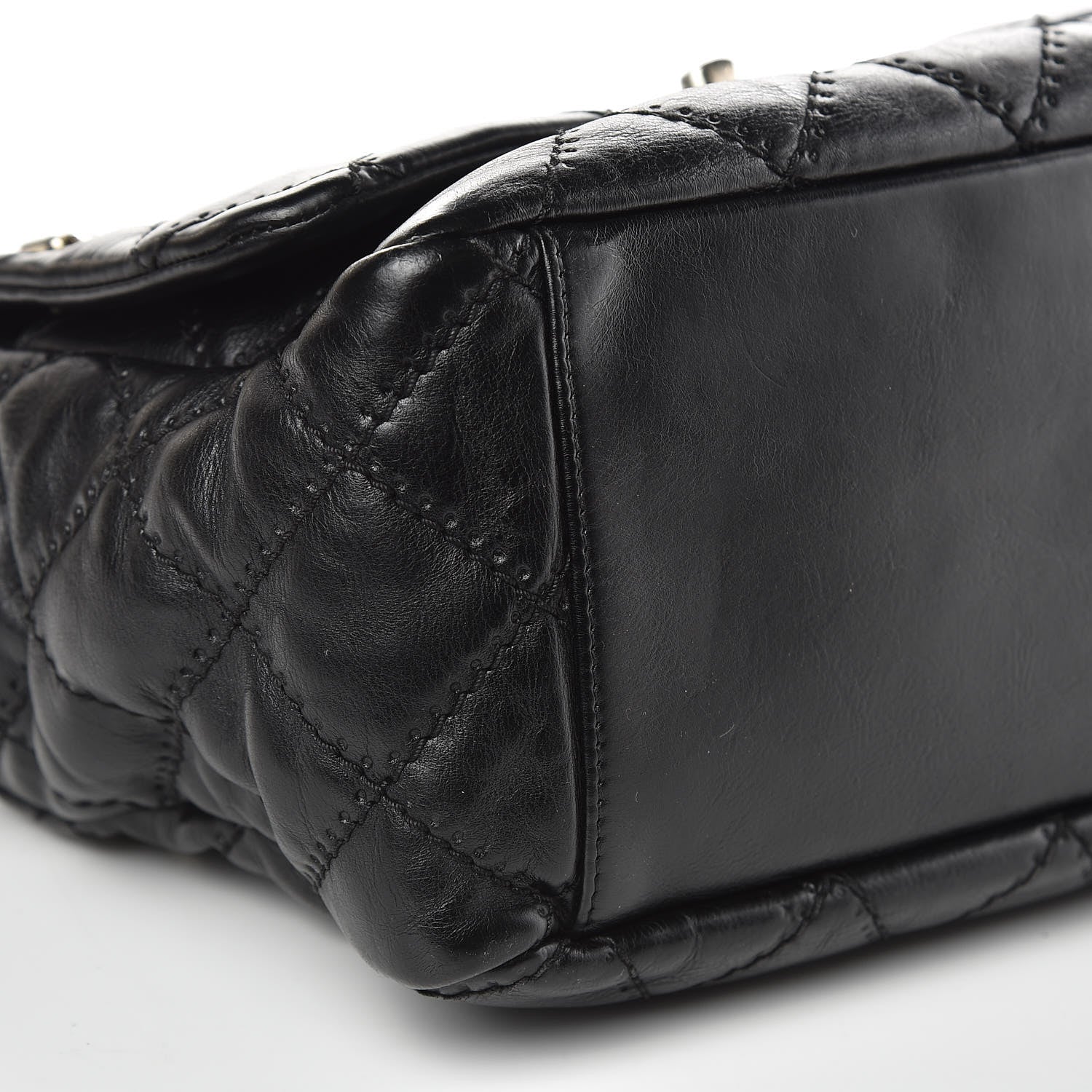Chanel Calfskin Quilted Retro Chain Camera Case Black 9 of 16