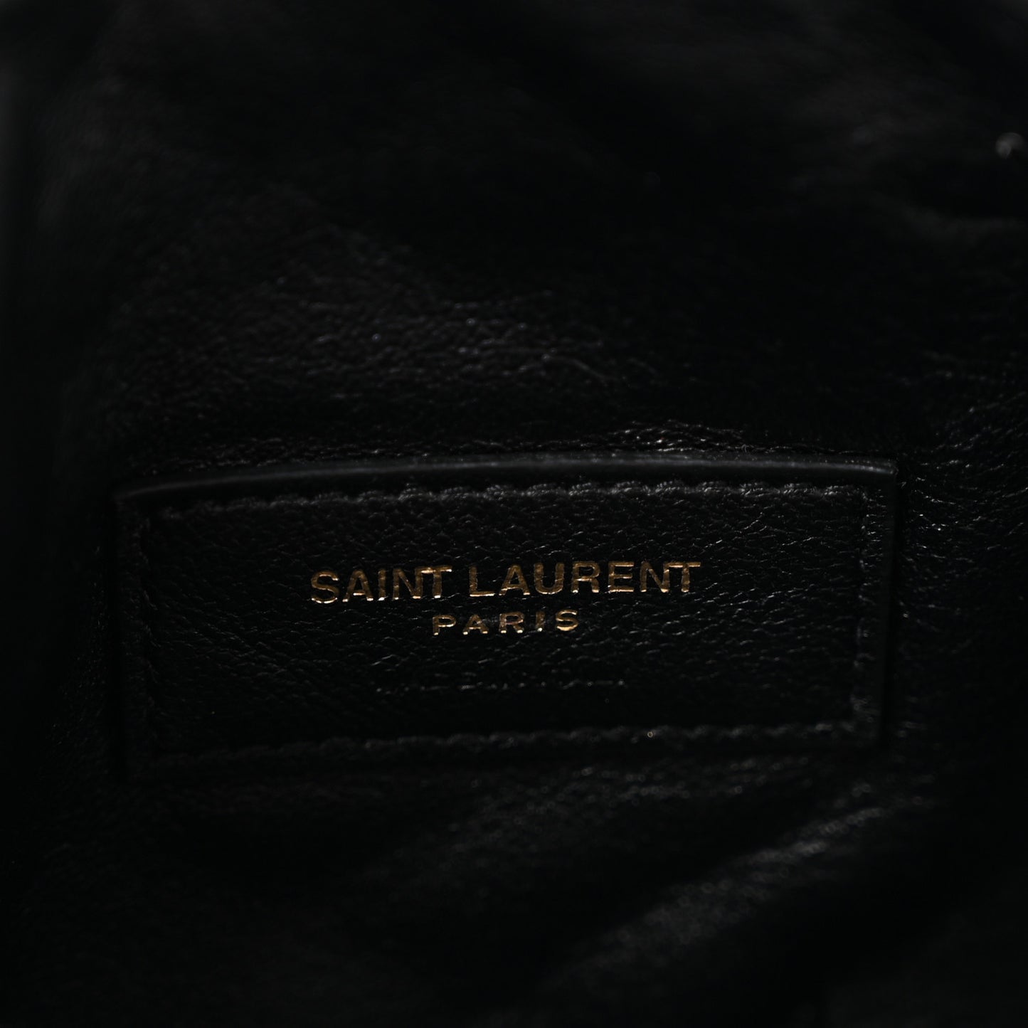 Lambskin Quilted Gaby Zipped Pouch