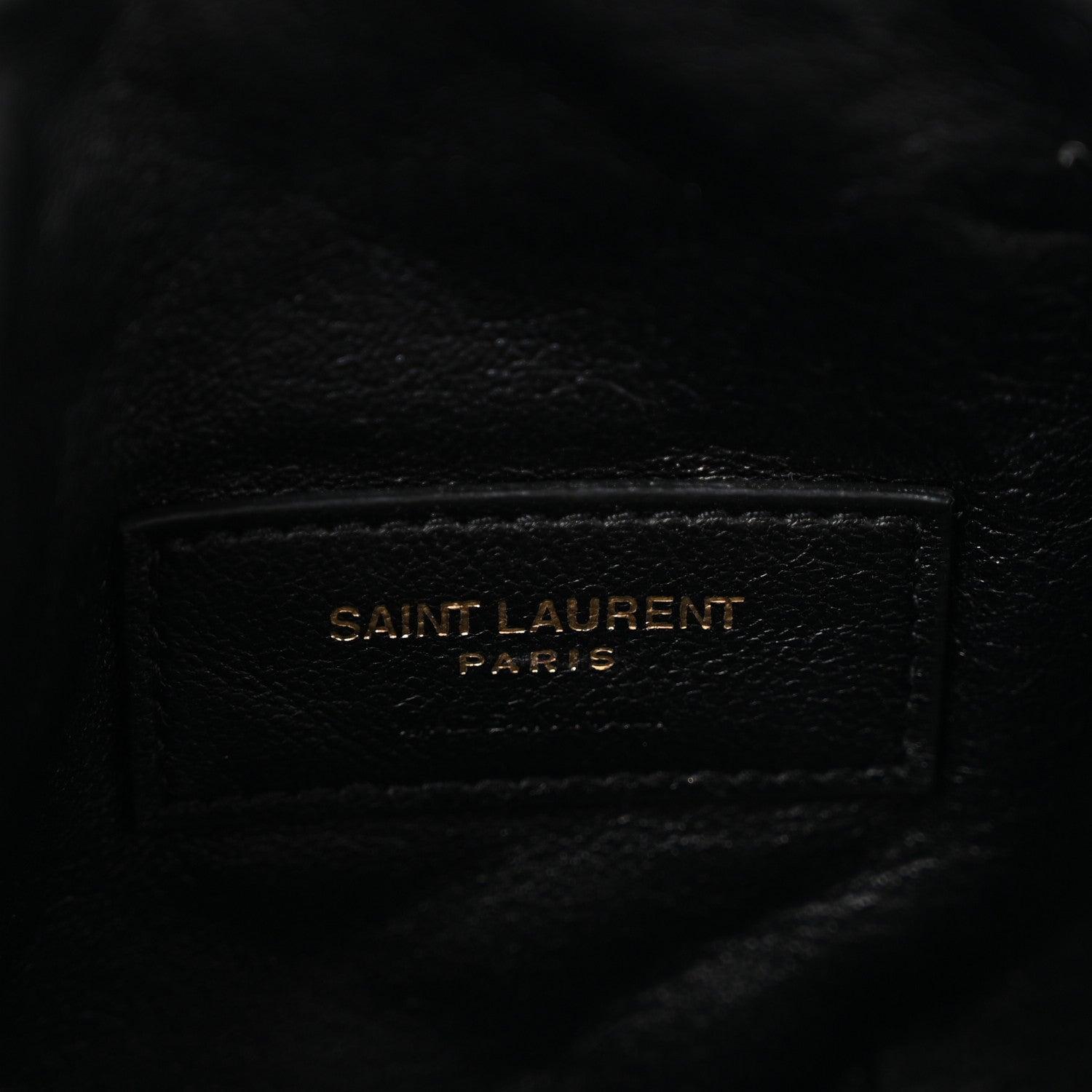 Saint Laurent Lambskin Quilted Gaby Zipped Pouch 6 of 14