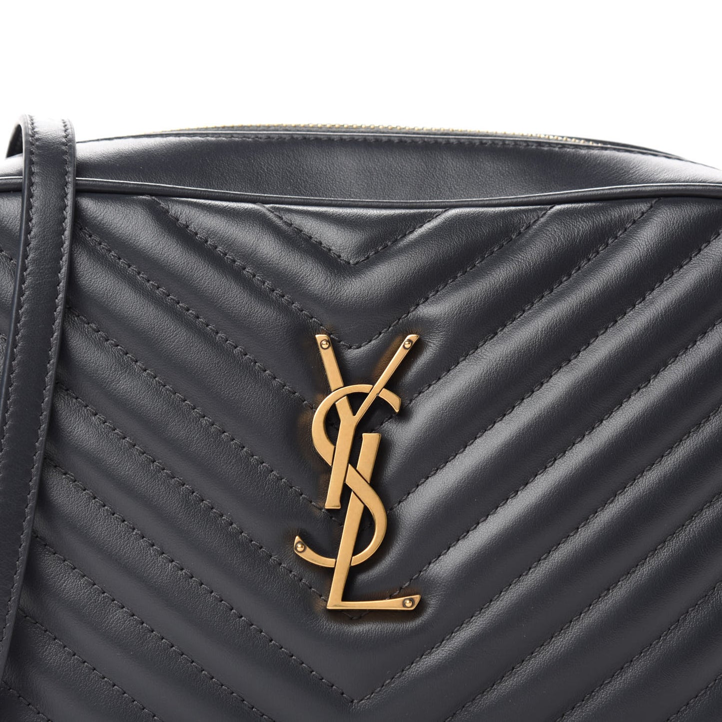 Calfskin Matelasse Monogram Lou Camera Bag Dark Smog
