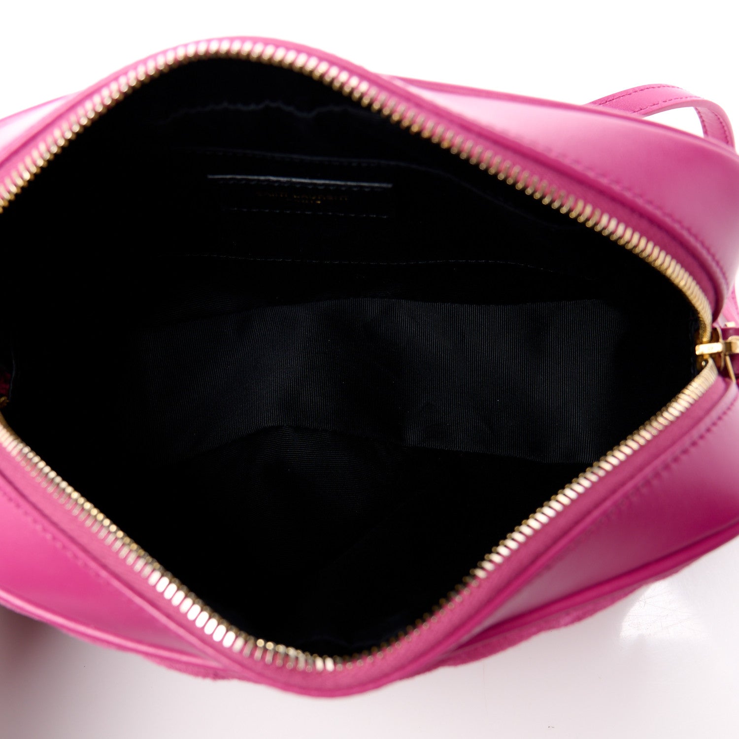 Saint Laurent Suede Matelasse Monogram Lou Camera Bag Rose 5 of 13