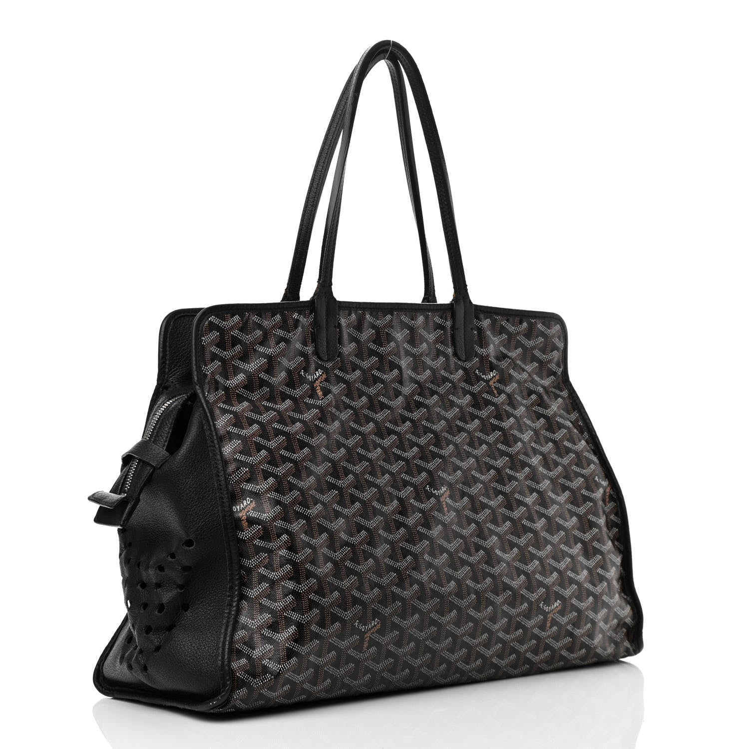 Goyard Goyardine Sac Hardy Pet Carrier PM Black 3 of 15
