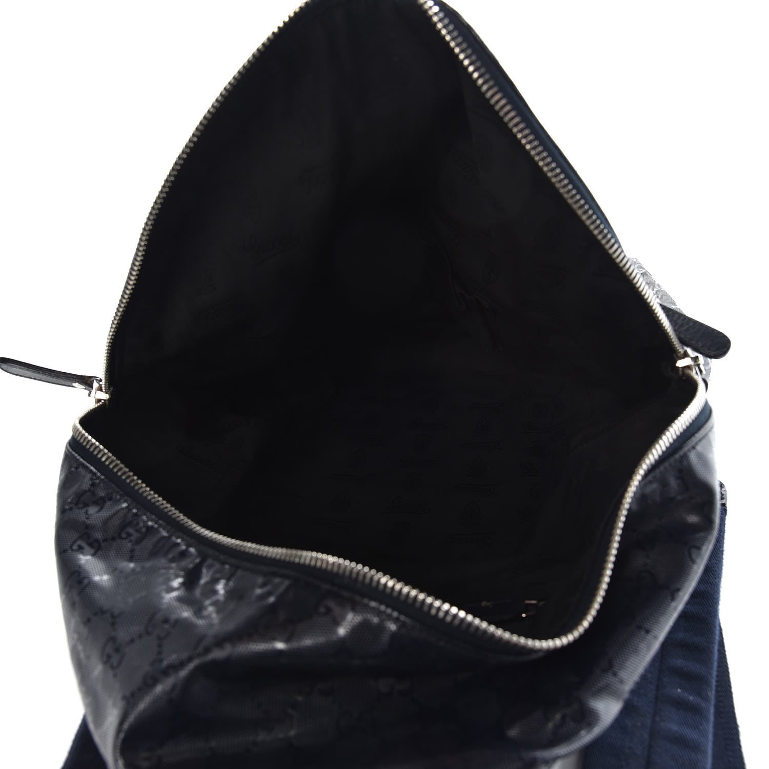Gucci Imprime Monogram Medium Classic Backpack Navy 5 of 7
