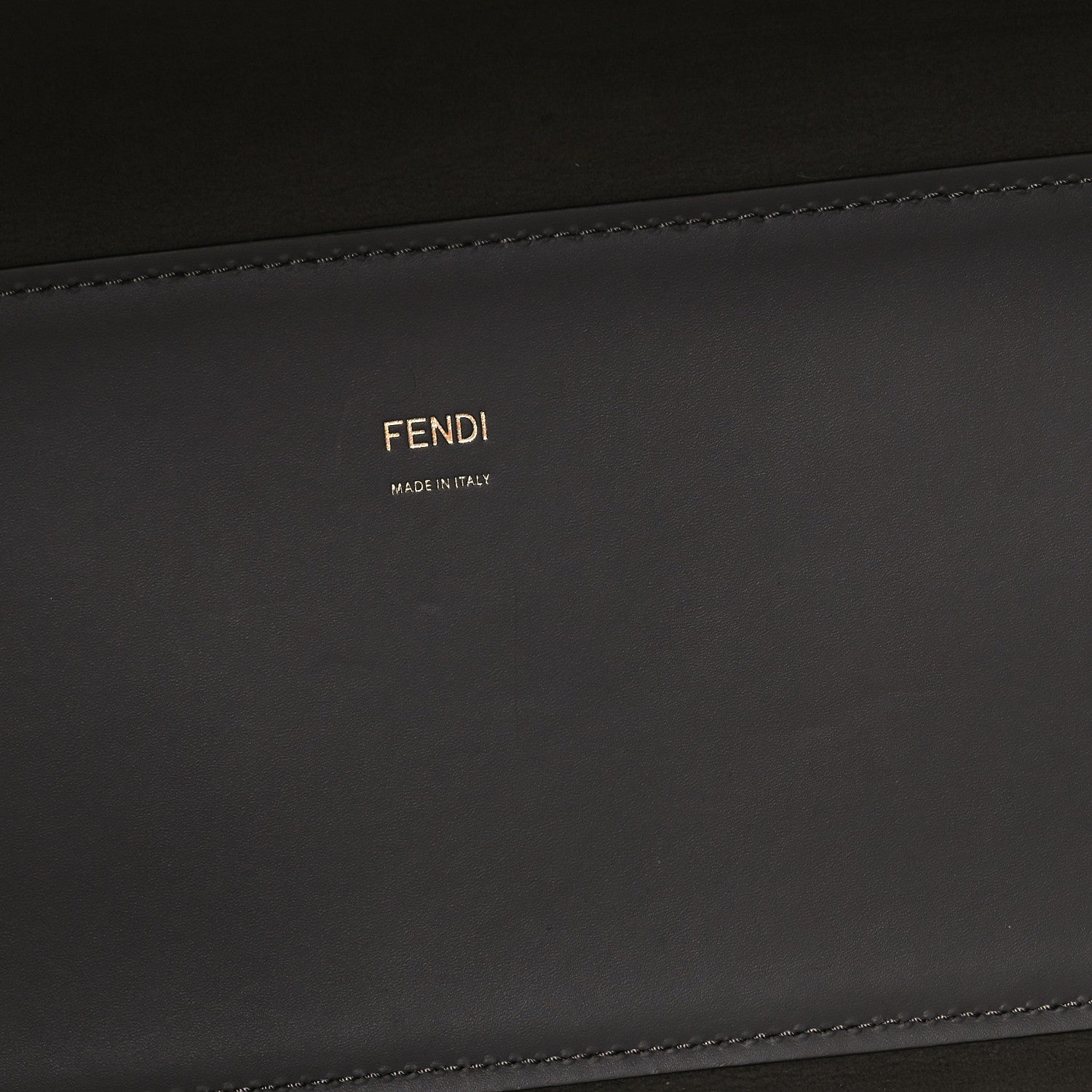 Fendi Vitello King Plexiglass Logo Embossed Medium Fendi Sunshine Shopper Tote Moon 6 of 9