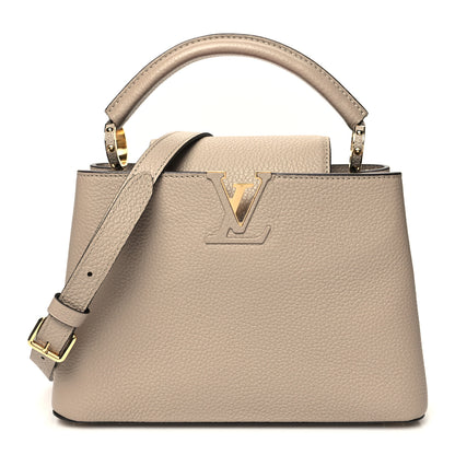 Louis Vuitton Taurillon Capucines BB Galet 1 of 9