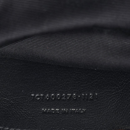 Saint Laurent Sheepskin Matelasse Chevron Monogram Monochrome Large College Satchel Black 7 of 10