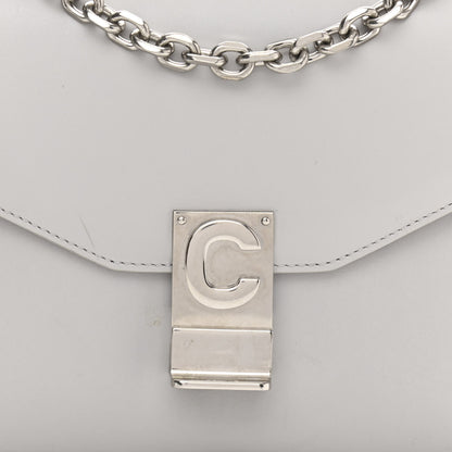 Celine Shiny Calfskin Medium C Bag Pale Grey 8 of 11