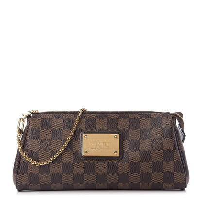 Louis Vuitton Damier Ebene Eva Clutch 1 of 9