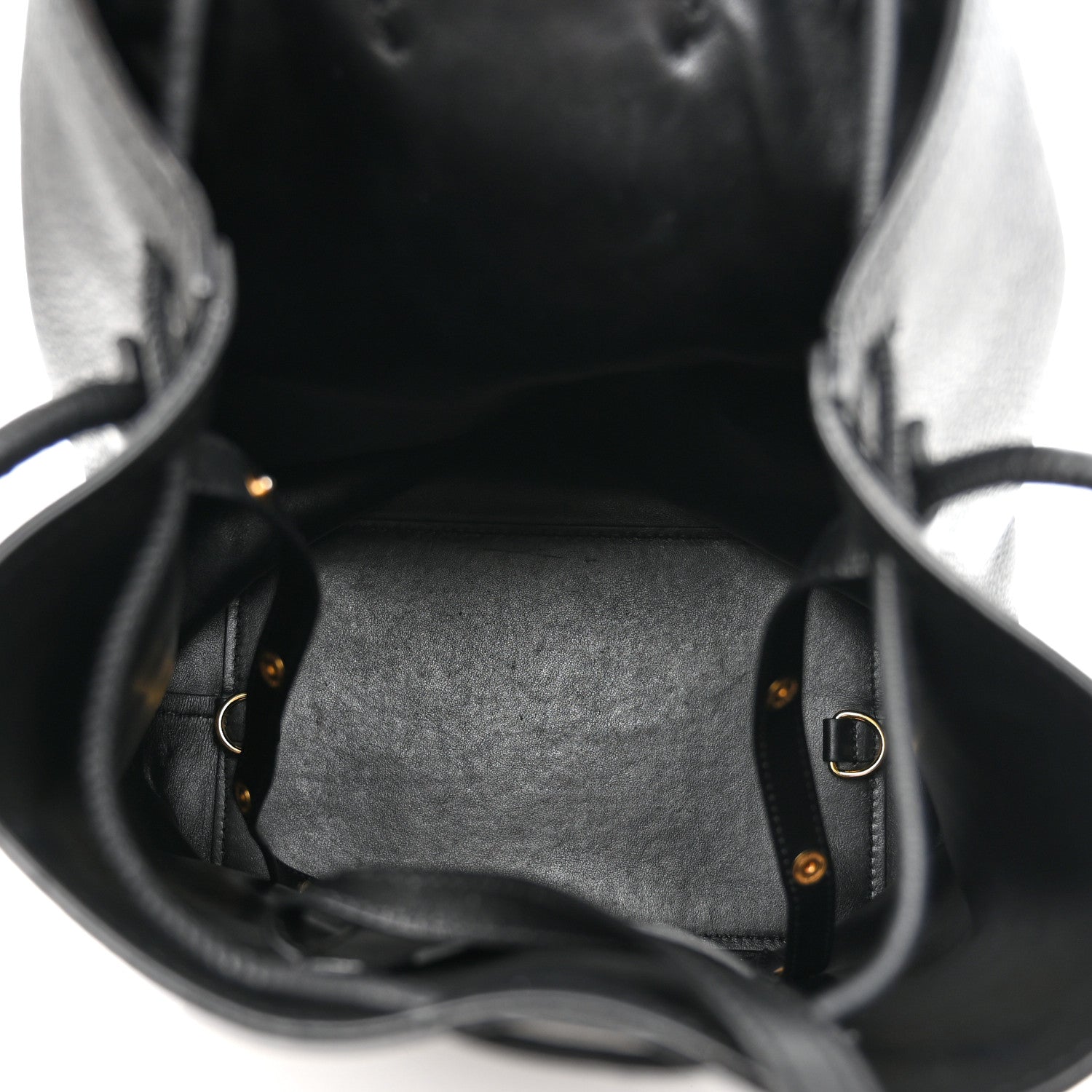 Tom Ford Calfskin Small Tassel Bucket Bag Black 6 of 17