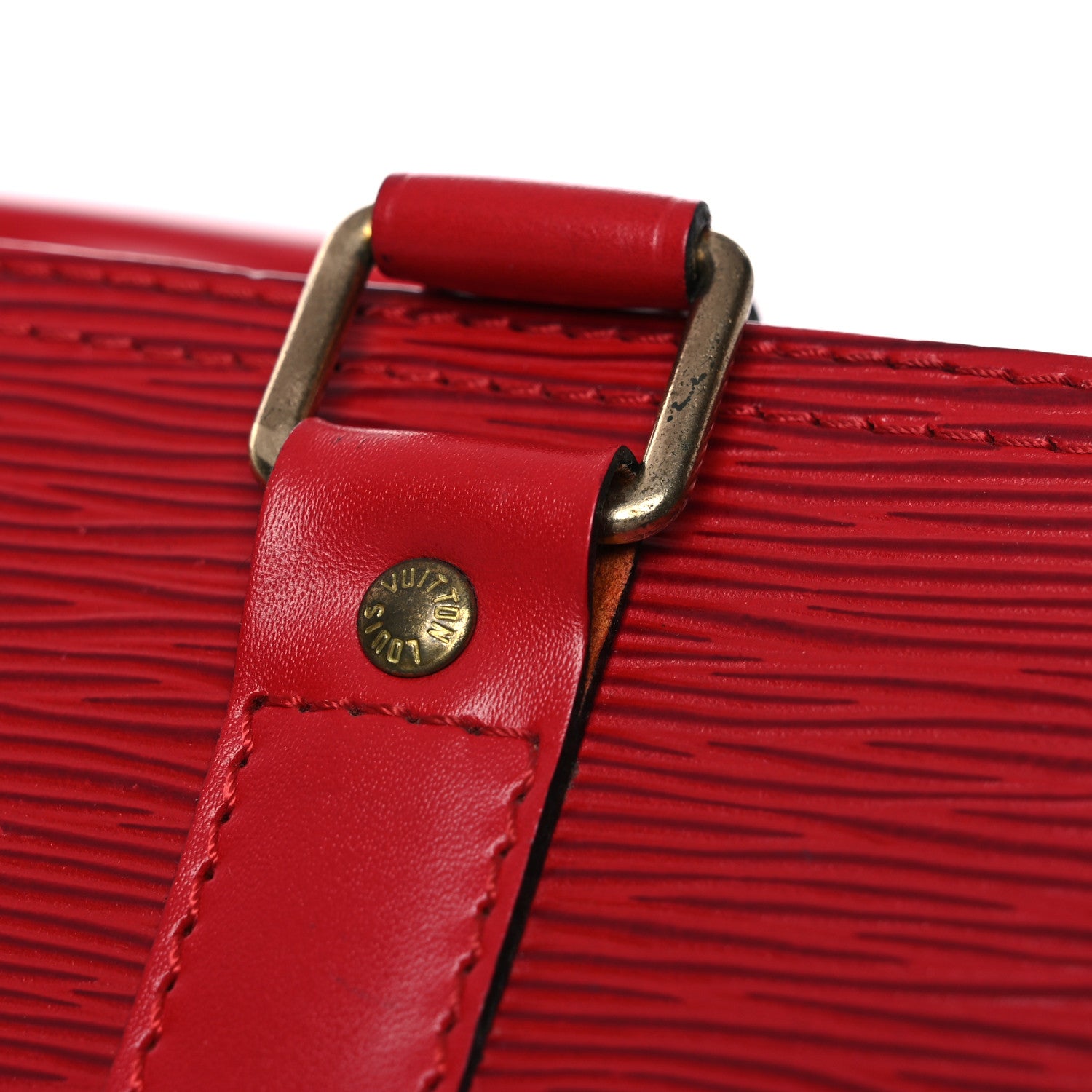 Louis Vuitton Epi Keepall 50 Castillan Red 11 of 14