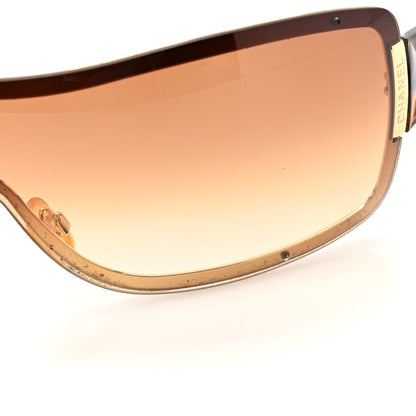 Chanel Quilted Shield Sunglasses 4126 Tortoise 8 of 8