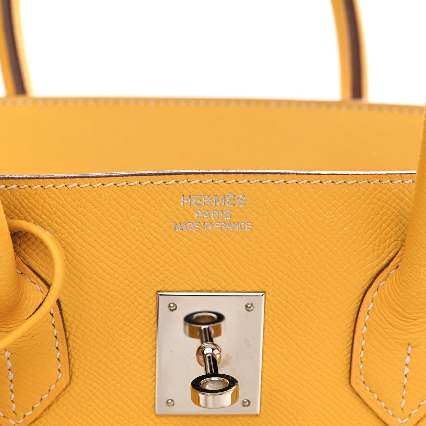 Epsom Verso Birkin 35 Curry Etoupe