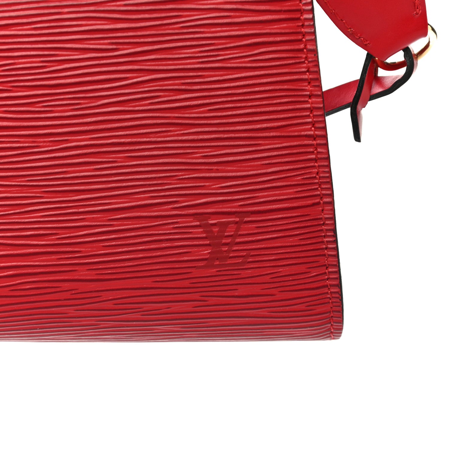 Louis Vuitton Epi Pochette Accessories 24 Castillan Red 8 of 11