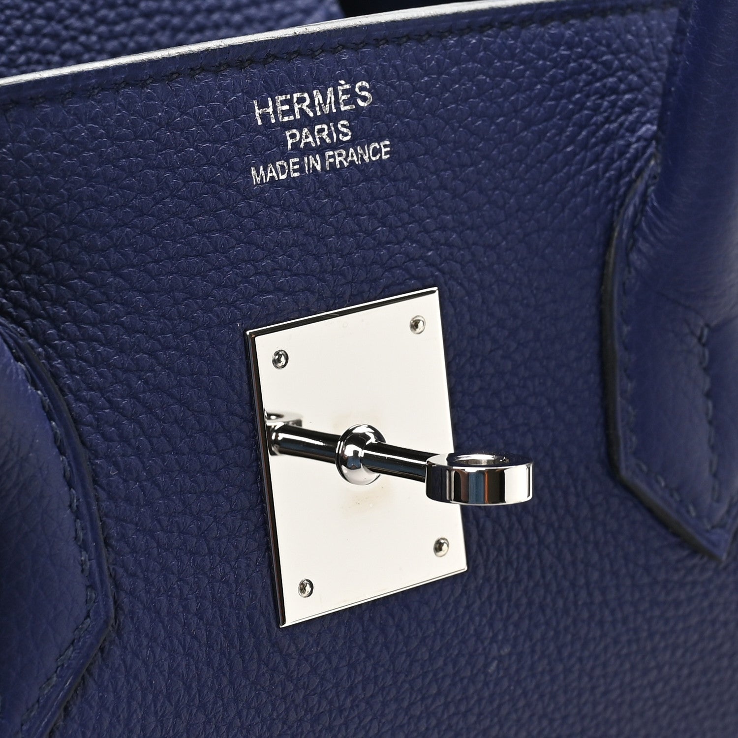 Hermes Togo Birkin 35 Bleu Encre 6 of 11