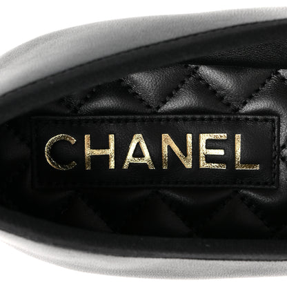 Chanel Lambskin Mary Jane Flats 38.5 Black 8 of 10