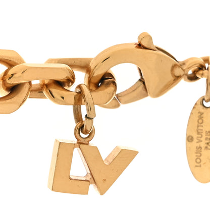 Louis Vuitton Monogram Hide and Seek Necklace Gold Black 4 of 7