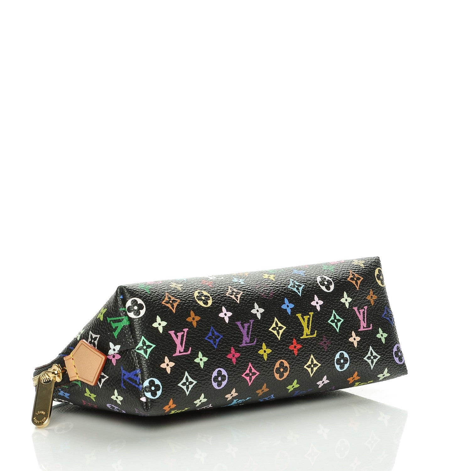 Louis Vuitton Monogram Multicolor Cosmetic Pouch Black Grenade 4 of 7