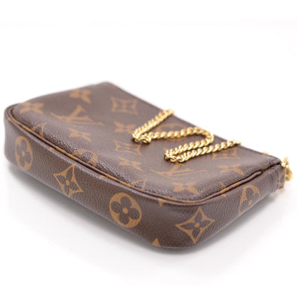 Louis Vuitton Monogram Complice Trunks and Bags Mini Pochette Accessories Beige 3 of 8