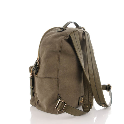 Valentino Garavani Canvas Butterfly Backpack Camo Green 3 of 7