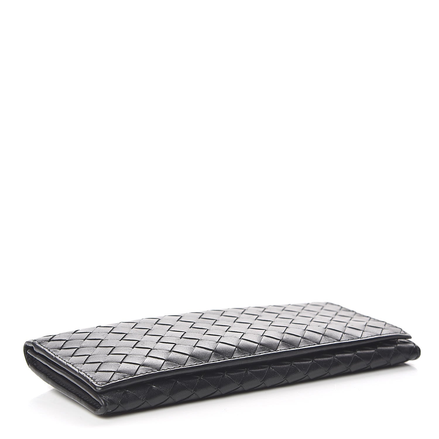 Bottega Veneta Nappa Intrecciato Flap Wallet Black 4 of 12