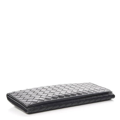 Bottega Veneta Nappa Intrecciato Flap Wallet Black 4 of 12