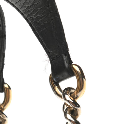 Gucci Pebbled Calfskin Medium Soho Chain Shoulder Bag Black 16 of 17