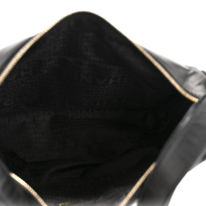 Chanel Lambskin Quilted Medium Chocolate Bar Shoulder Bag Black 5 of 13