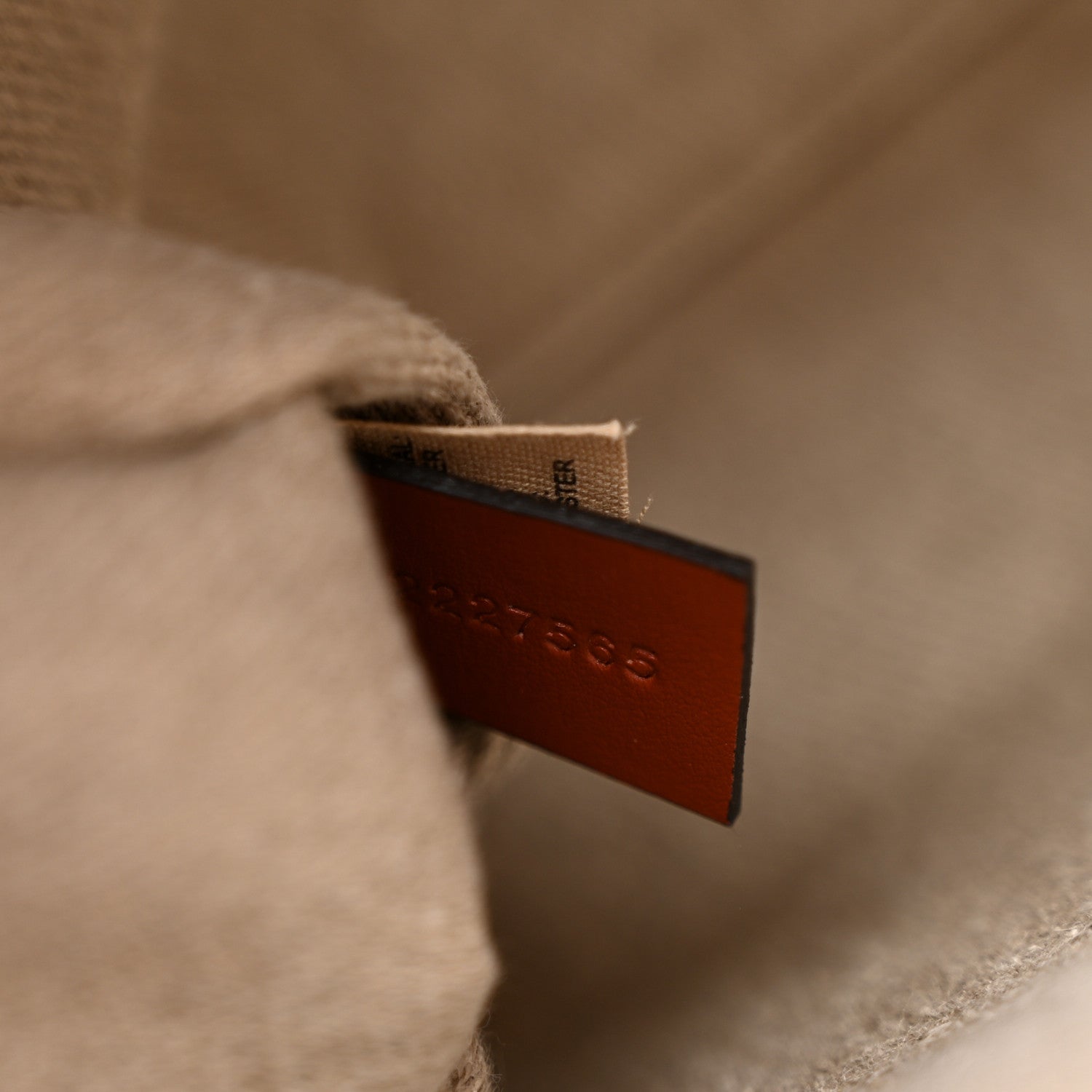 Chloe Cotton Calfskin Small Woody Striped Ribbon Tote Multicolor 7 of 10