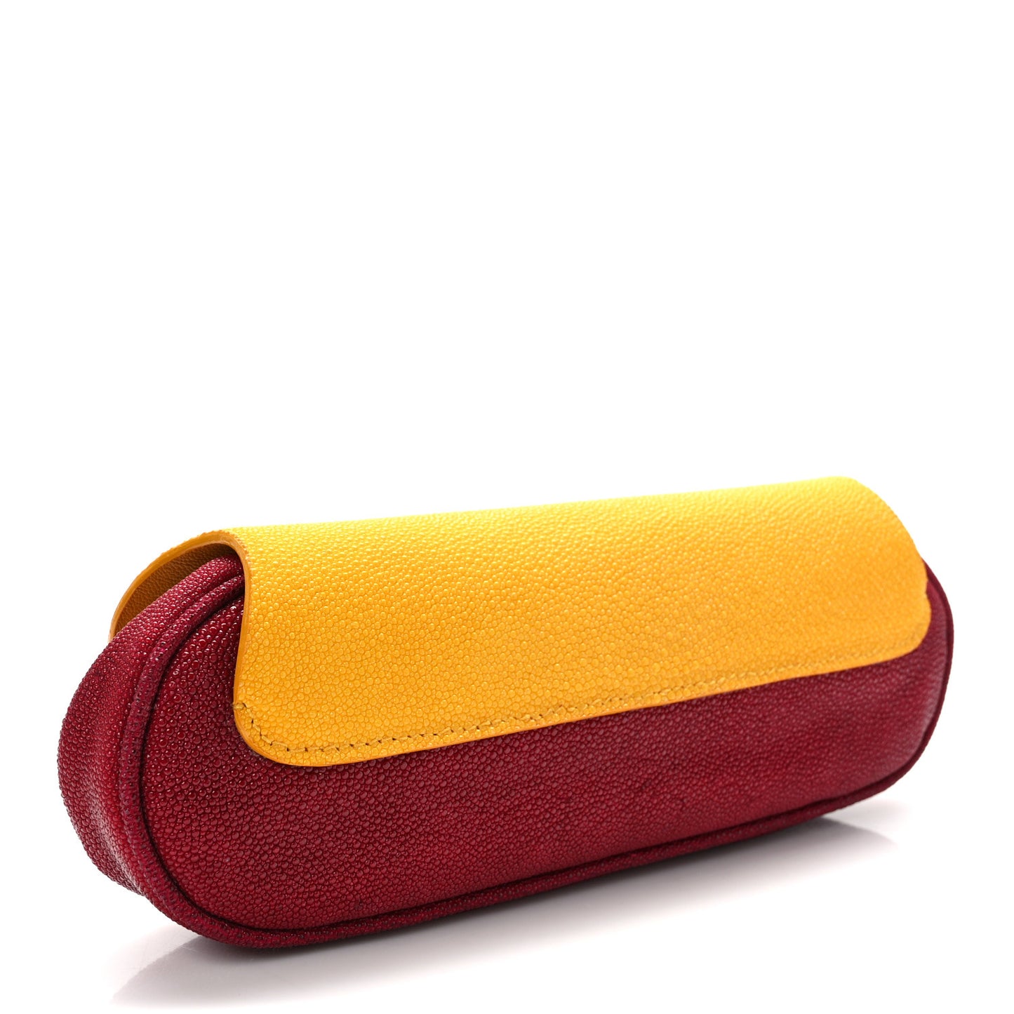 Galuchat Maestria Clutch Fuchsia