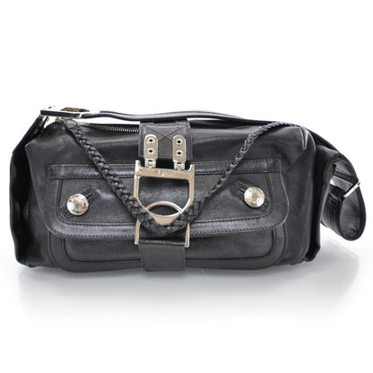 Christian Dior Leather East West Flight Bag Black 1 of 7