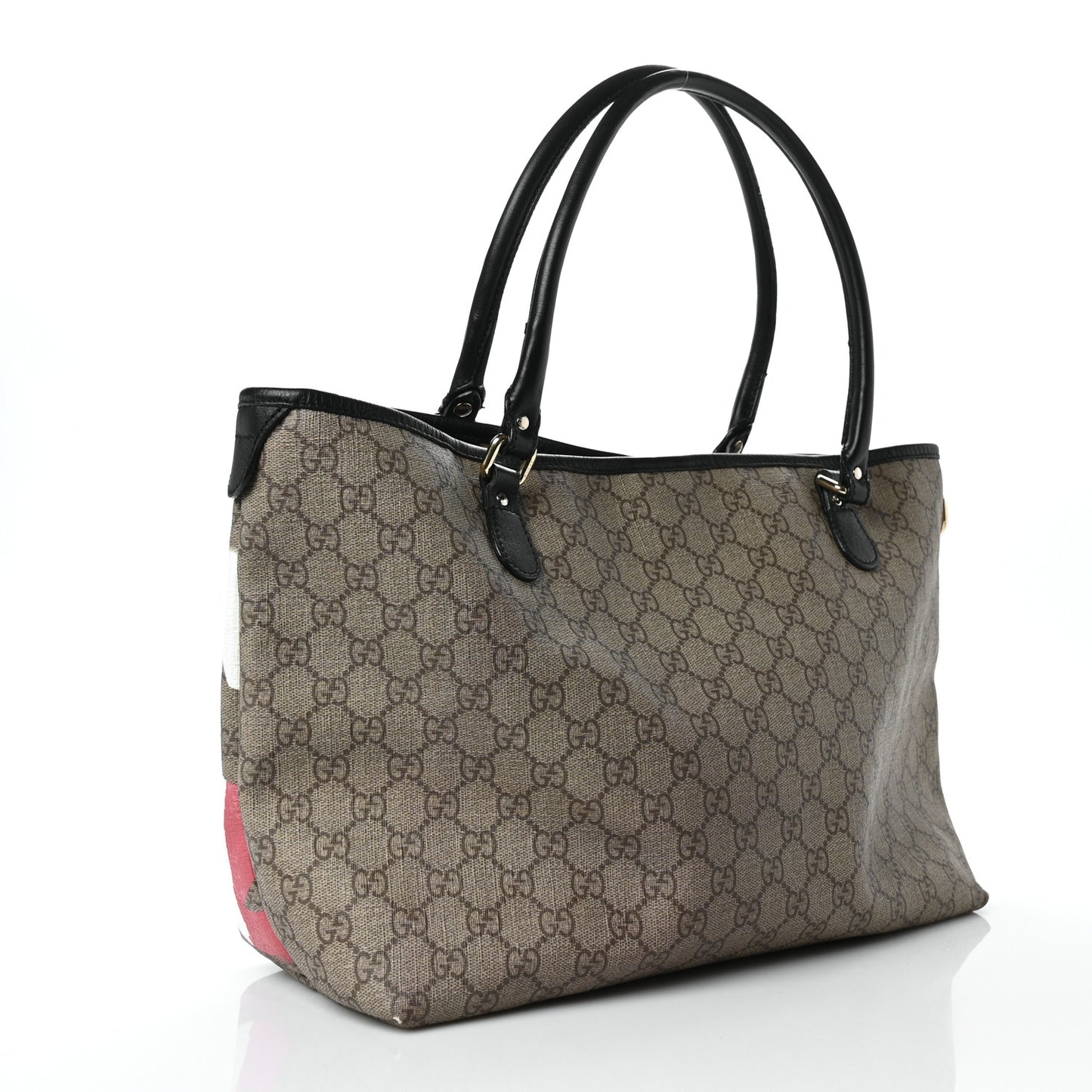 GG Plus Monogram Medium Italy Flag Unicef Tote Green