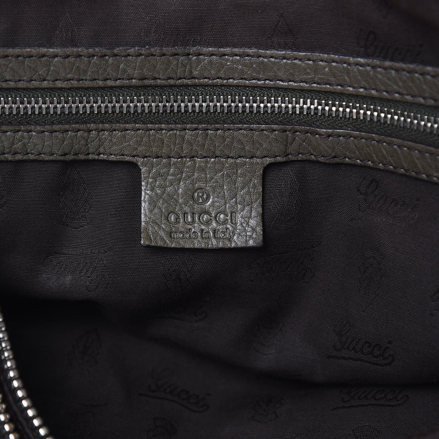 Monogram Medium Bamboo Bar Tote Olive