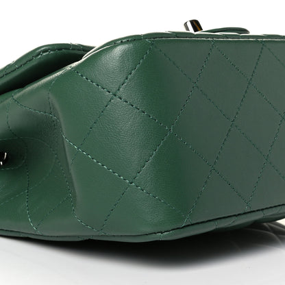 Chanel Lambskin Quilted Mini Square Flap Green 5 of 7