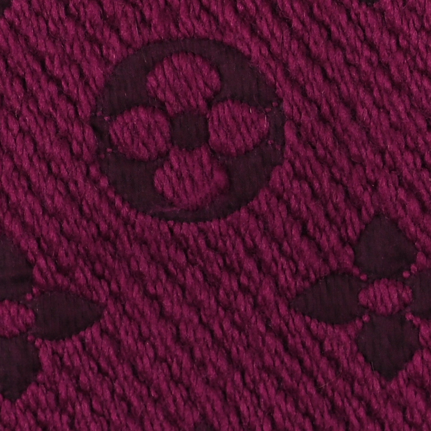 Louis Vuitton Wool Silk Logomania Scarf Cherry 5 of 5