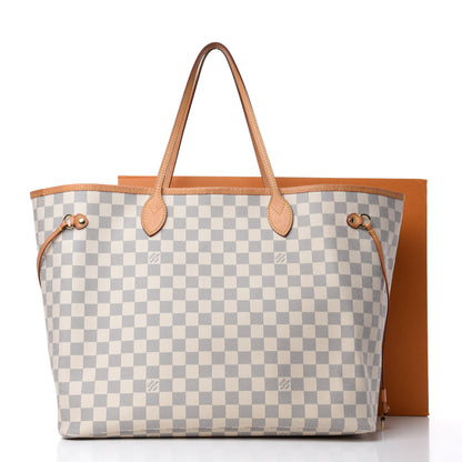 Louis Vuitton Damier Azur Neo Neverfull GM Rose Ballerine 12 of 12