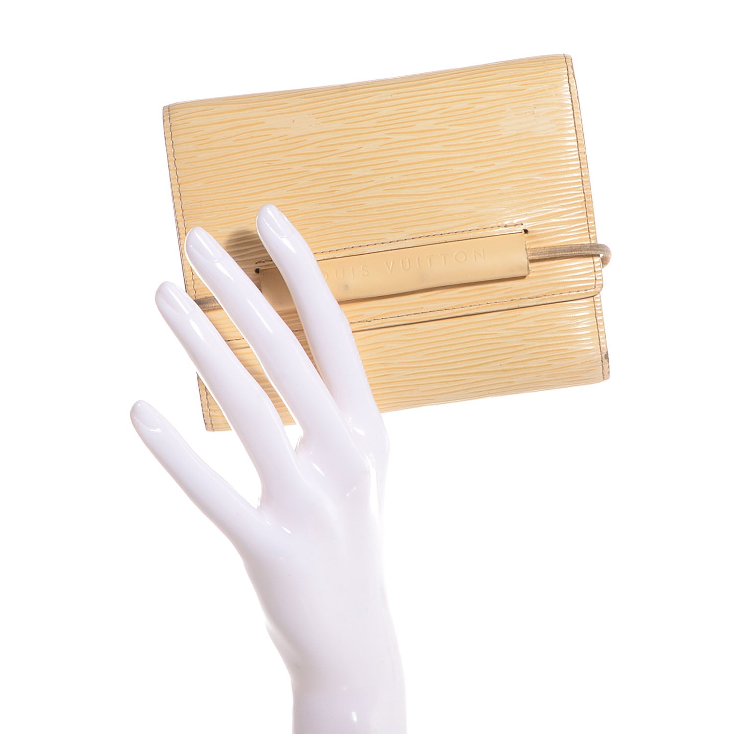 Louis Vuitton Epi Porte-Monnaie Elastique Wallet Vanilla 2 of 7