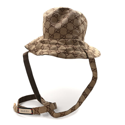 Gucci Canvas Monogram Reversible Bucket Hat Brown 1 of 14