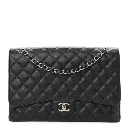 Chanel Caviar Quilted Maxi Single Flap Black 1 of 10