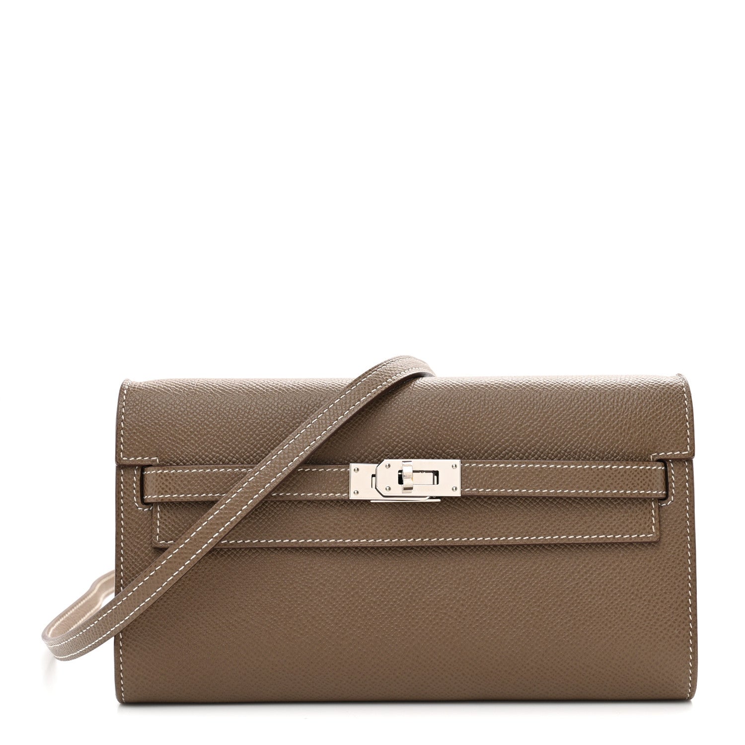 Hermes Epsom Kelly Wallet To Go Etoupe 1 of 11