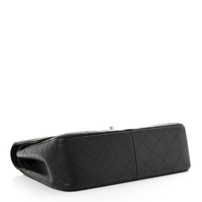 Chanel Caviar Quilted Jumbo Double Flap Black 4 of 15