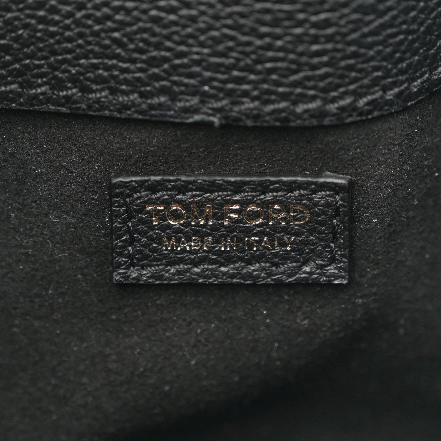 Tom Ford Grained Calfskin Mini TF Hobo Black 6 of 10