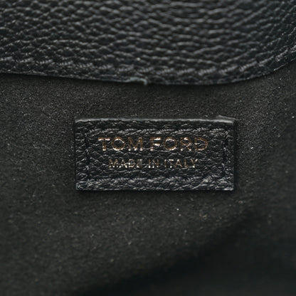 Tom Ford Grained Calfskin Mini TF Hobo Black 6 of 10