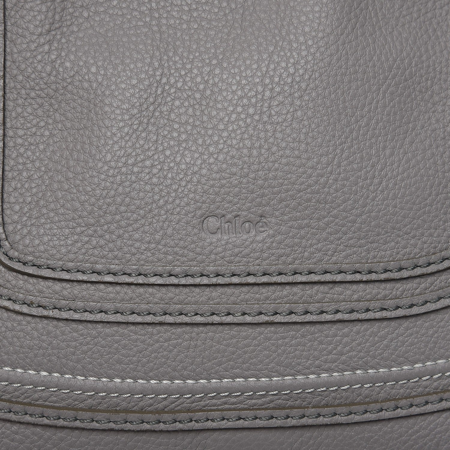 Chloe Calfskin Medium Marcie Satchel Cashmere Grey 11 of 11