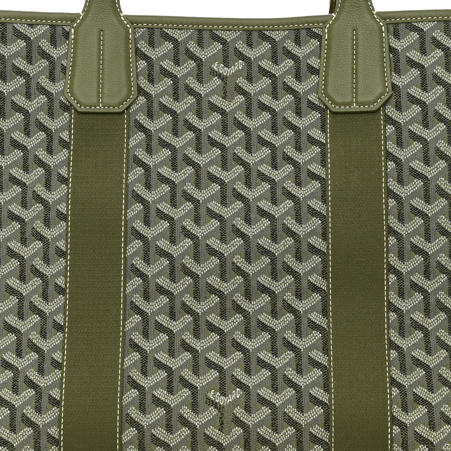 Goyardine Villette MM Tote Khaki
