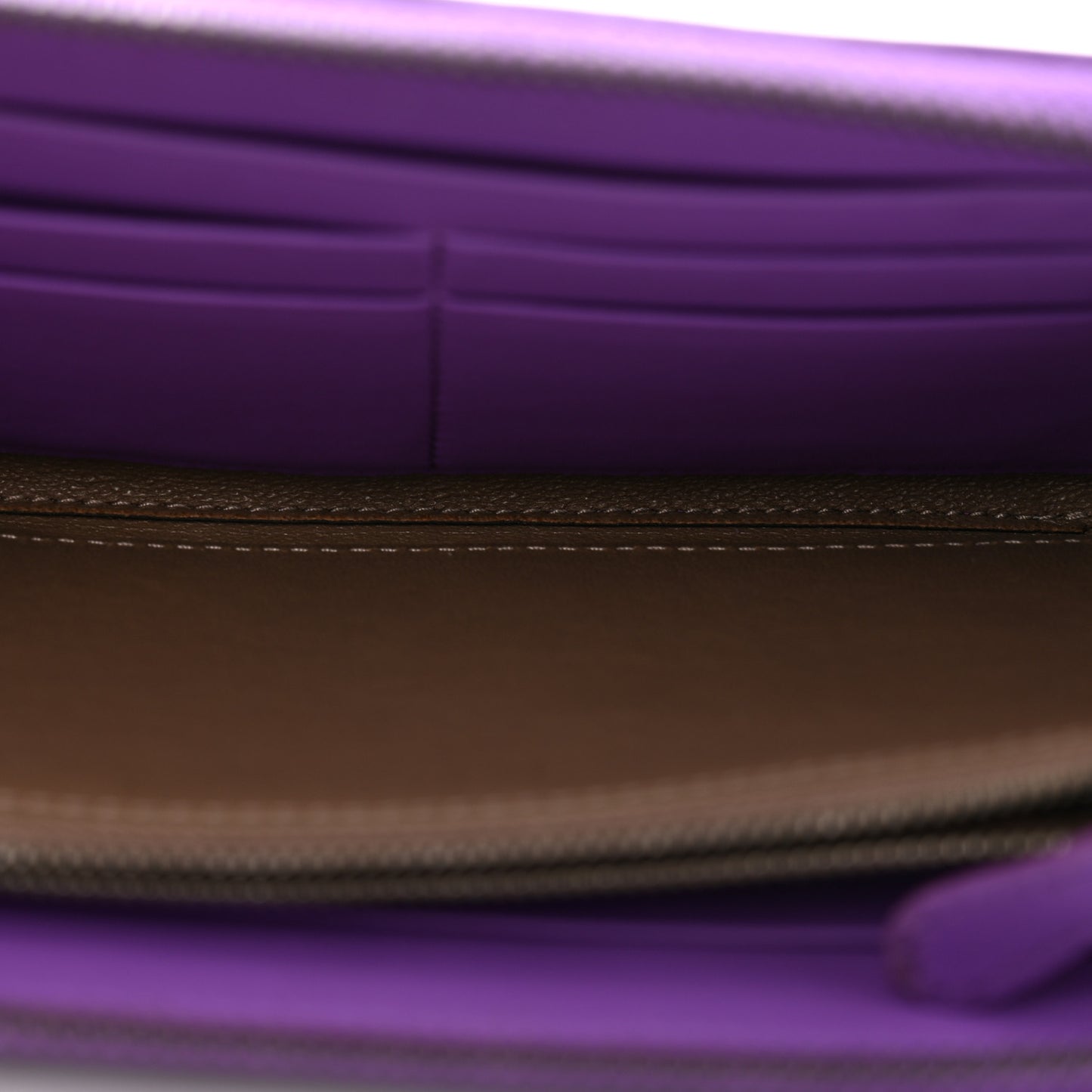 Nappa Intrecciato Zip Around Wallet Byzantine