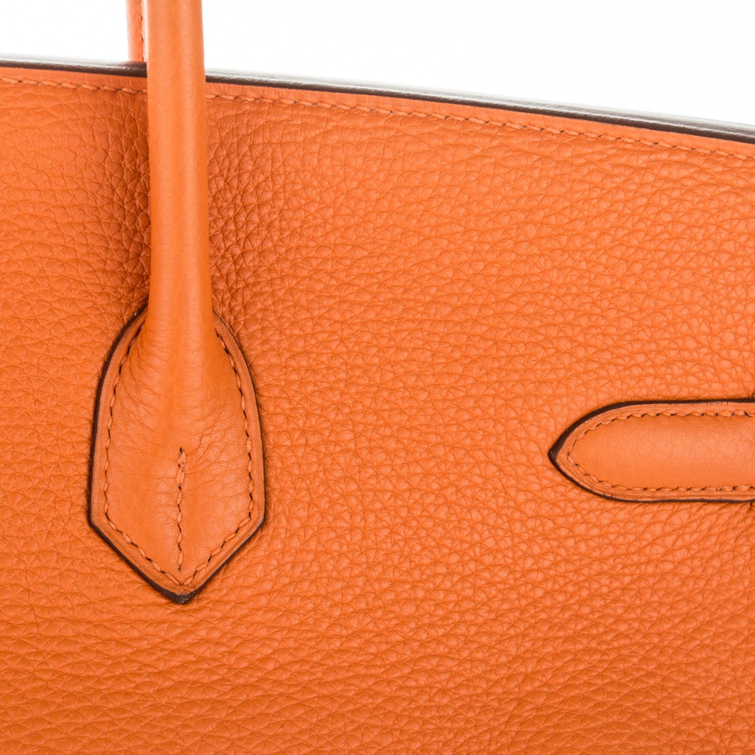 Hermes Togo Birkin 40 Orange 10 of 23