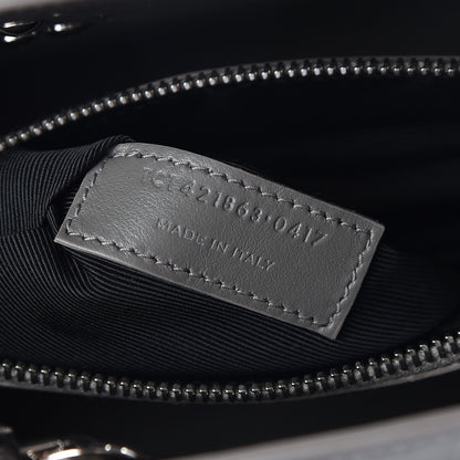 Saint Laurent Calfskin Crocodile Embossed Baby Sac De Jour Fog 9 of 9