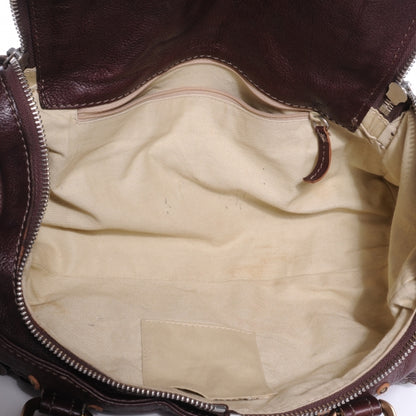Chloe Leather Paddington Satchel Chocolate 9 of 9