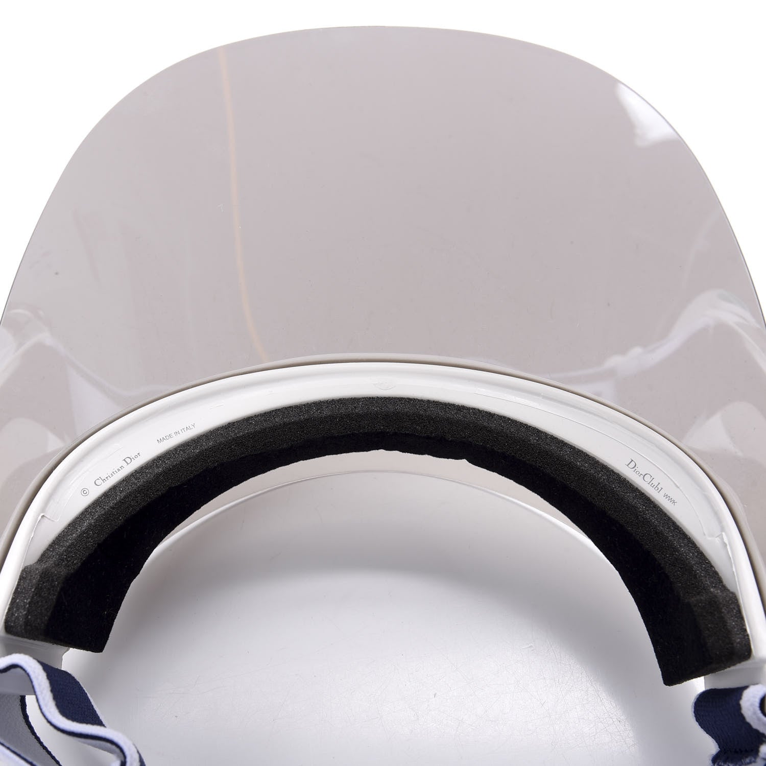 Christian Dior Mirrored DiorClub1 Sun Visor Silver 7 of 8