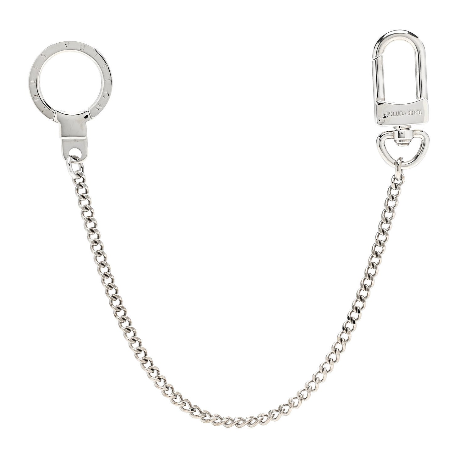 Pochette Extender Key Ring Chain Silver